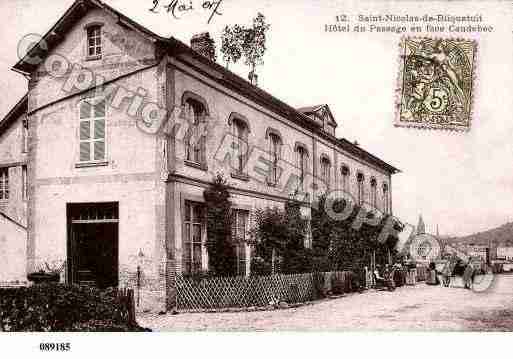 Ville de SAINTNICOLASDEBLIQUETUT, carte postale ancienne