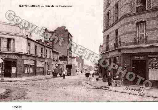 Ville de SAINTOUEN, carte postale ancienne