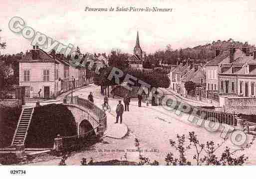 Ville de SAINTPIERRELESNEMOURS, carte postale ancienne