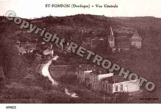 Ville de SAINTPOMPON, carte postale ancienne