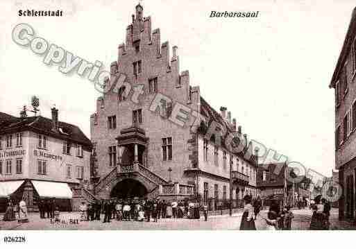 Ville de SELESTAT, carte postale ancienne