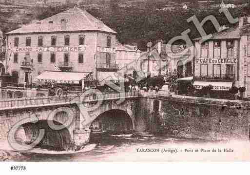 Ville de TARASCONSURARIEGE, carte postale ancienne