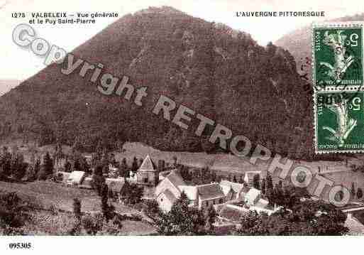 Ville de VALBELEIX, carte postale ancienne