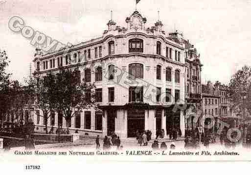 Ville de VALENCE, carte postale ancienne