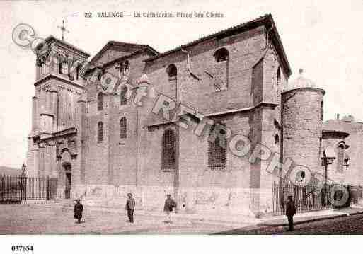 Ville de VALENCE, carte postale ancienne