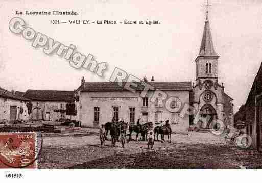 Ville de VALHEY, carte postale ancienne