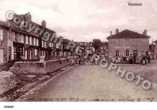 Ville de VANTOUX, carte postale ancienne