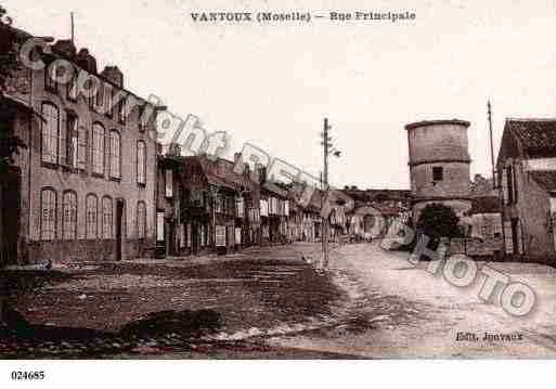 Ville de VANTOUX, carte postale ancienne