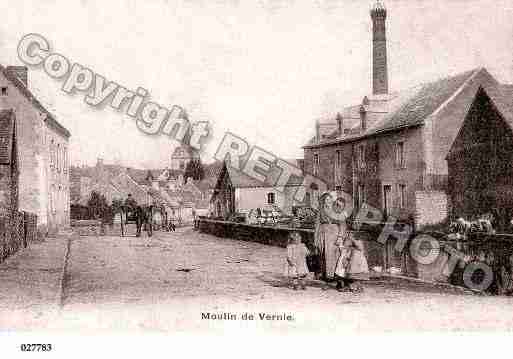 Ville de VERNIE, carte postale ancienne