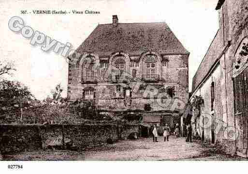 Ville de VERNIE, carte postale ancienne