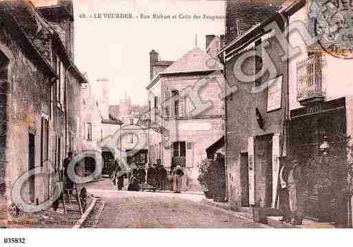 Ville de VEURDRE(LE), carte postale ancienne