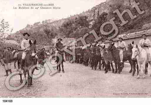Ville de VILLEFRANCHESURMER, carte postale ancienne