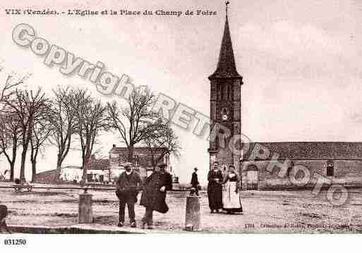 Ville de VIX, carte postale ancienne