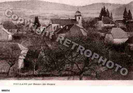 Ville de VOILLANS, carte postale ancienne