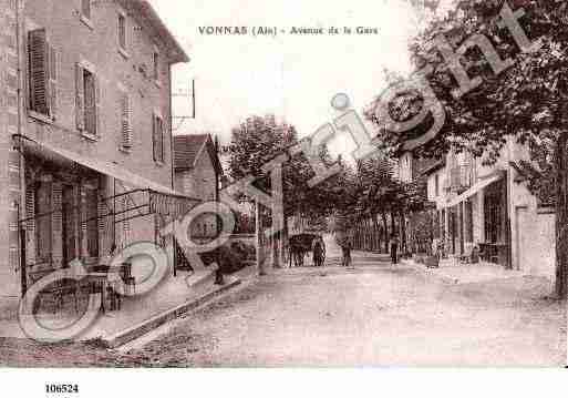 Ville de VONNAS, carte postale ancienne