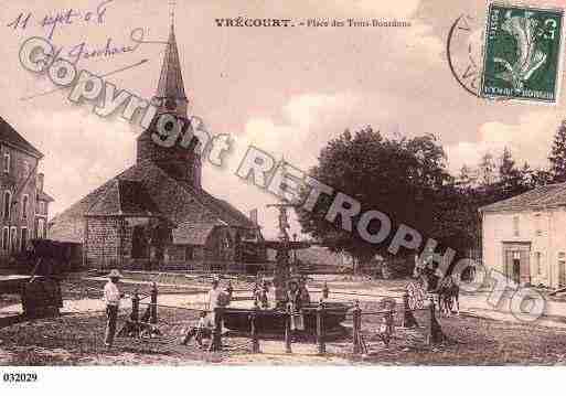 Ville de VRECOURT, carte postale ancienne