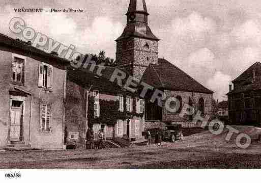 Ville de VRECOURT, carte postale ancienne