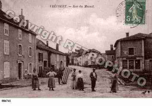 Ville de VRECOURT, carte postale ancienne