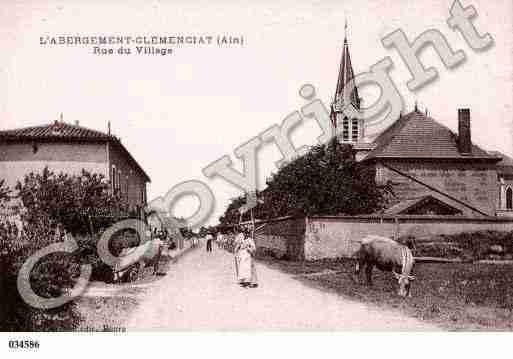 Ville de ABERGEMENTCLEMENCIAT(L') Carte postale ancienne