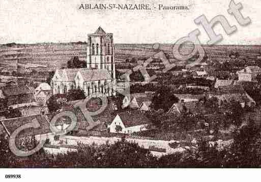 Ville de ABLAINSAINTNAZAIRE Carte postale ancienne Ville de ABLAINSAINTNAZAIRE Carte postale ancienne