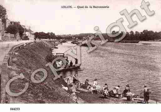 Ville de ABLONSURSEINE Carte postale ancienne