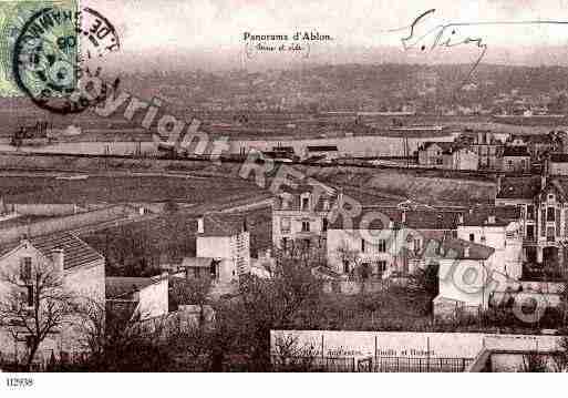 Ville de ABLONSURSEINE Carte postale ancienne