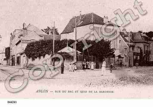 Ville de ABLONSURSEINE Carte postale ancienne