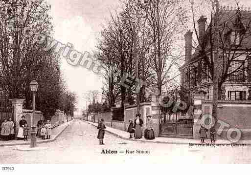 Ville de ABLONSURSEINE Carte postale ancienne