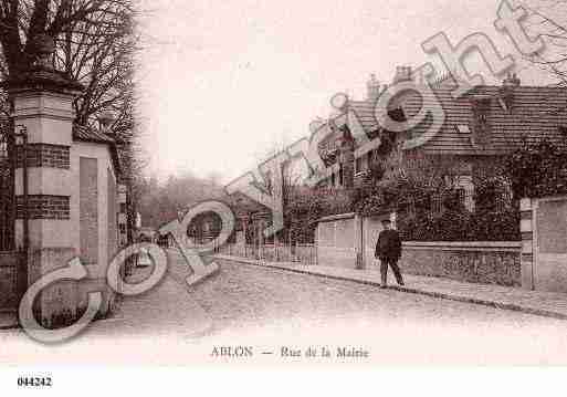 Ville de ABLONSURSEINE Carte postale ancienne Ville de ABLONSURSEINE Carte postale ancienne