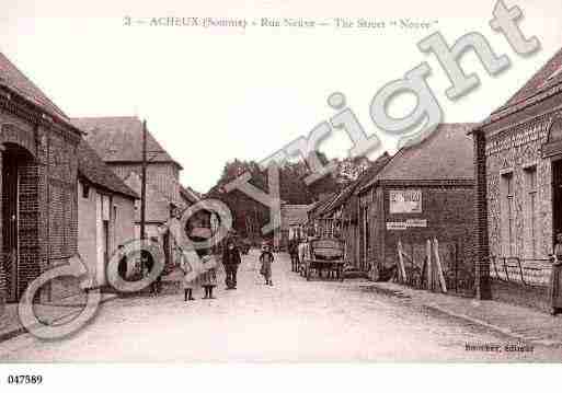 Ville de ACHEUXENAMIENOIS Carte postale ancienne Ville de ACHEUXENAMIENOIS Carte postale ancienne