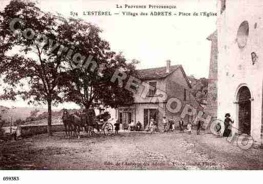 Ville de ADRETSDEL\'ESTEREL(LES) Carte postale ancienne