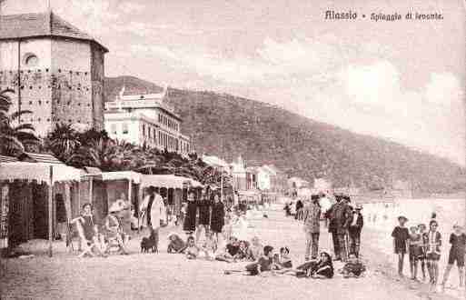 Ville de ALASSIO Carte postale ancienne Ville de ALASSIO Carte postale ancienne