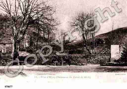 Ville de ALZAU Carte postale ancienne