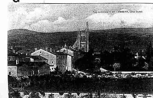 Ville de AMBERT Carte postale ancienne