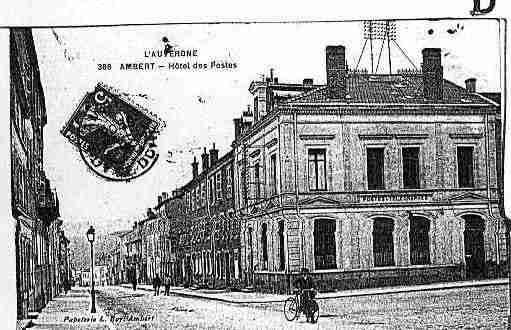 Ville de AMBERT Carte postale ancienne