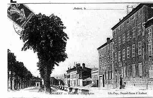 Ville de AMBERT Carte postale ancienne