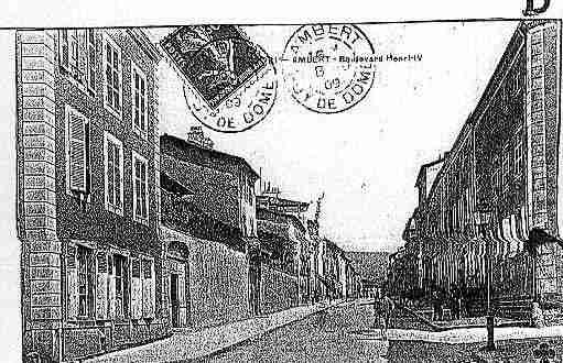 Ville de AMBERT Carte postale ancienne
