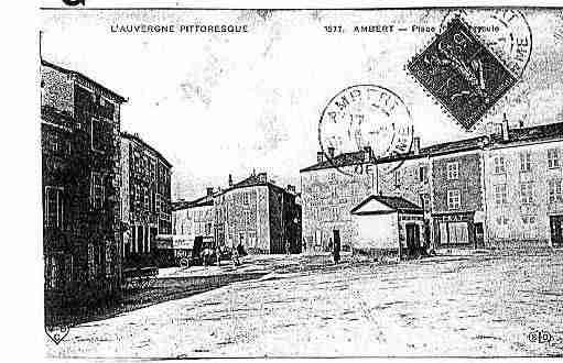 Ville de AMBERT Carte postale ancienne