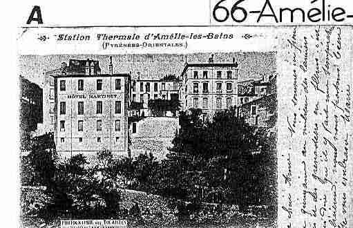 Ville de AMELIELESBAINSPALALDA Carte postale ancienne Ville de AMELIELESBAINSPALALDA Carte postale ancienne