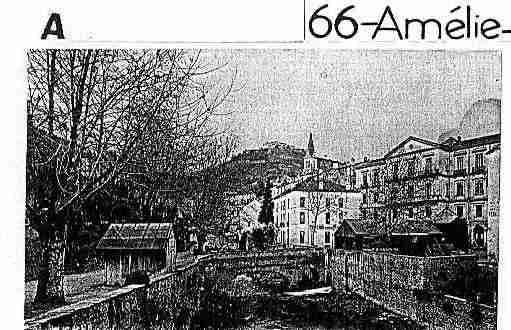 Ville de AMELIELESBAINSPALALDA Carte postale ancienne