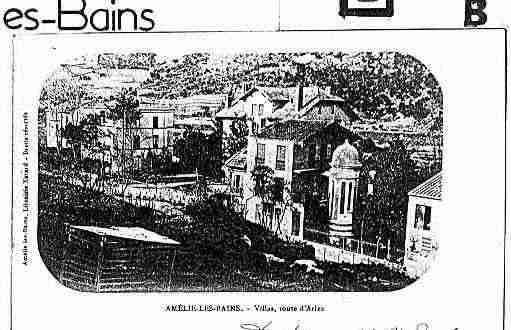 Ville de AMELIELESBAINSPALALDA Carte postale ancienne