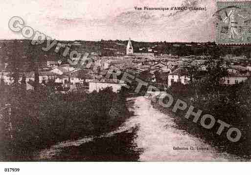 Ville de AMOU Carte postale ancienne