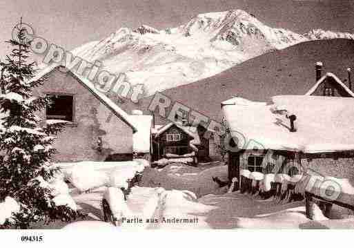 Ville de ANDERMATT Carte postale ancienne Ville de ANDERMATT Carte postale ancienne