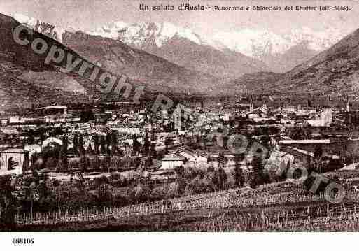 Ville de AOSTA Carte postale ancienne  Ville de AOSTA Carte postale ancienne