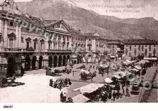 Ville de AOSTA Carte postale ancienne Ville de AOSTA Carte postale ancienne