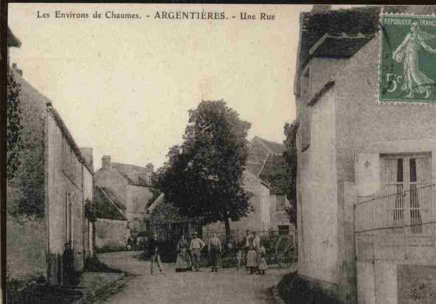 Ville de ARGENTIERES Carte postale ancienne