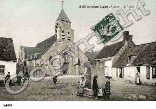 Ville de ATHIESSOUSLAON Carte postale ancienne