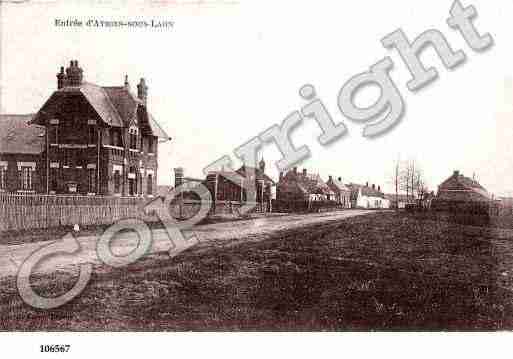 Ville de ATHIESSOUSLAON Carte postale ancienne