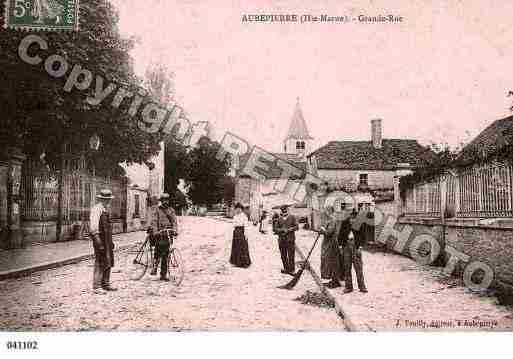 Ville de AUBEPIERRESURAUBE Carte postale ancienne