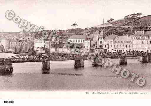 Ville de AUDIERNE Carte postale ancienne